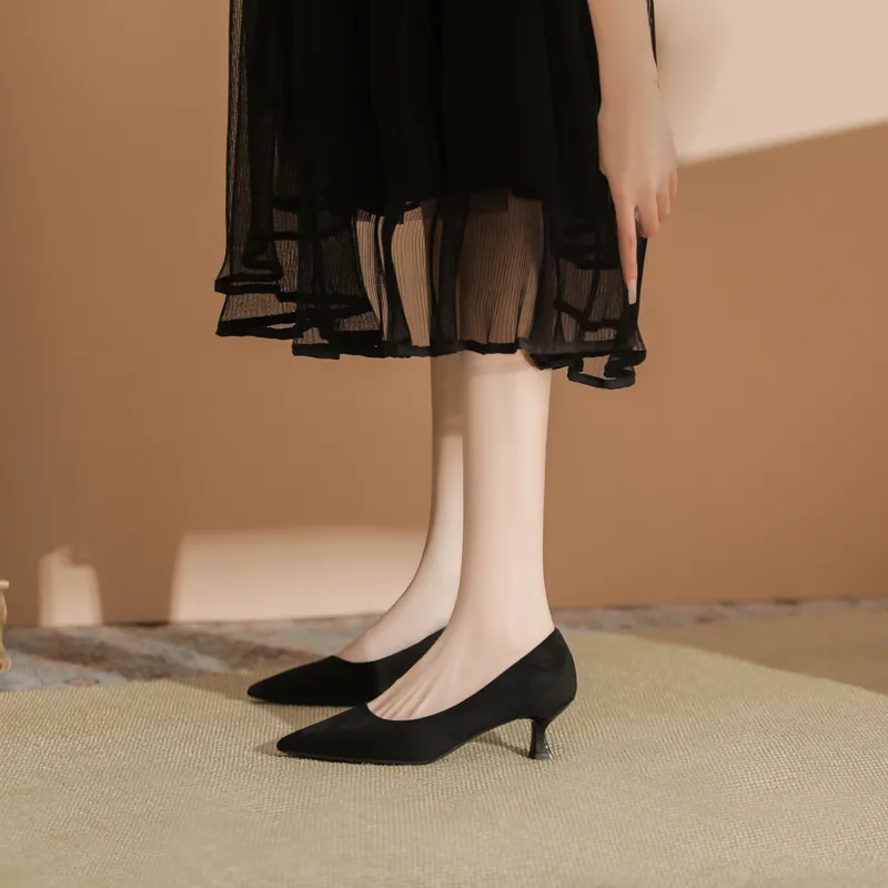 WEISHIBANGWEI Slim Heel High Heels Women's-3