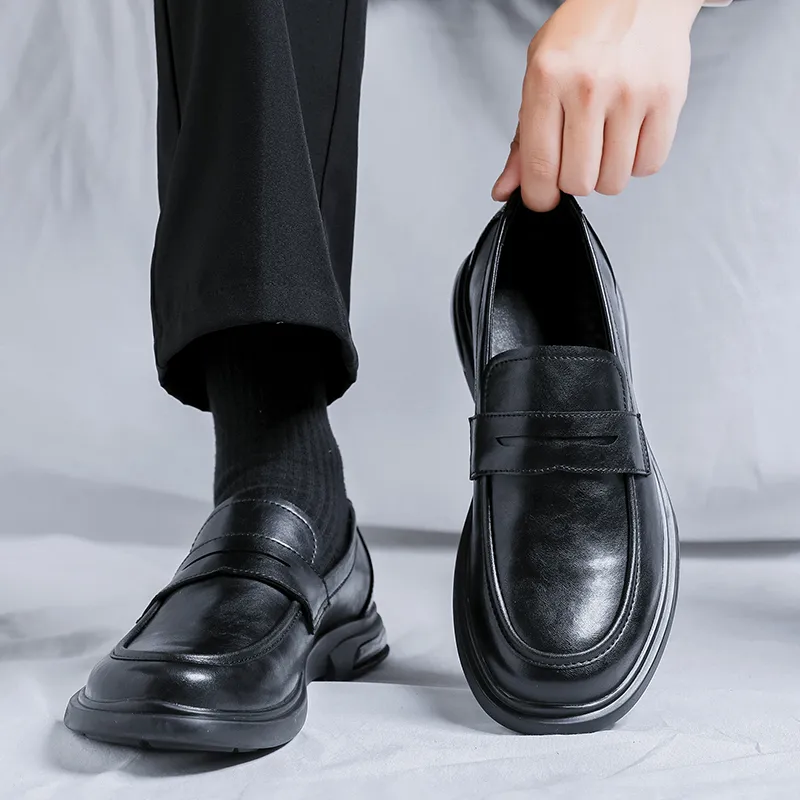 WEISHIBANGWEI Casual Shoes Men's Black-1