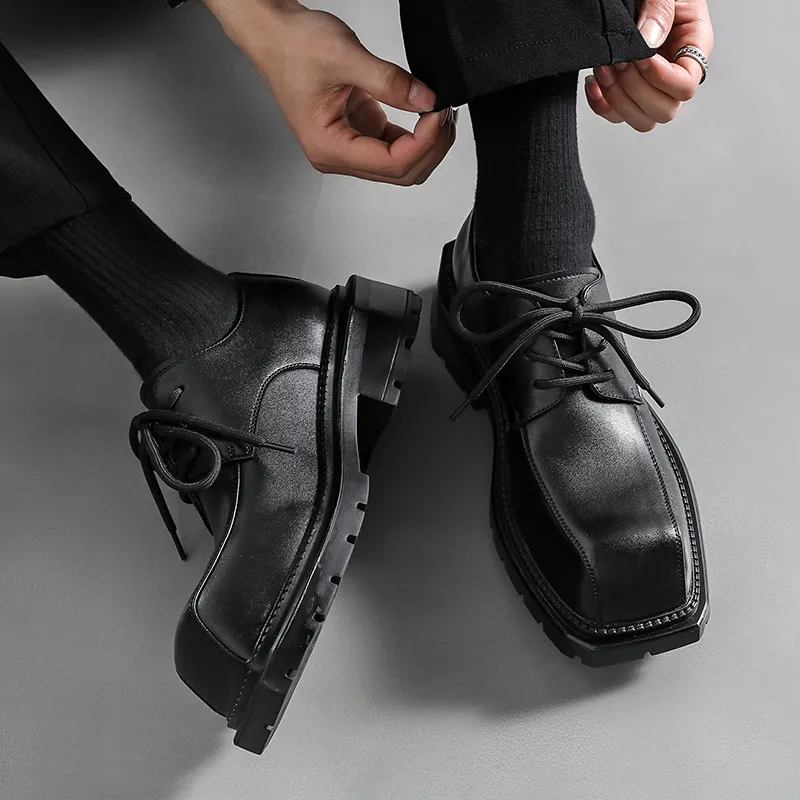 WEISHIBANGWEI Casual Shoes Men's Black-2