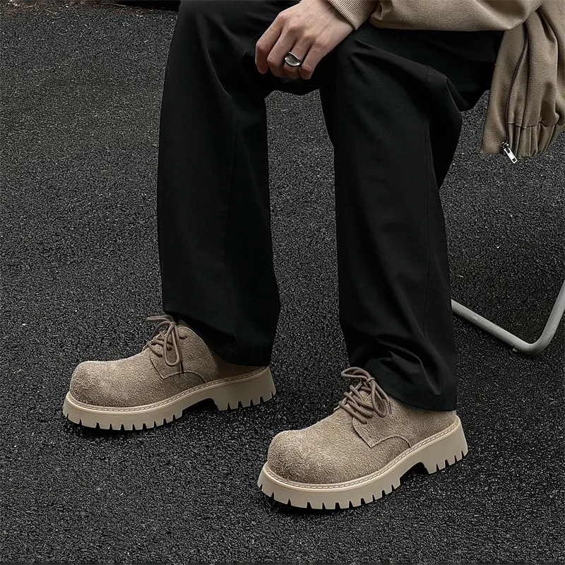 WEISHIBANGWEI Low Top Casual Shoes Unisex Khaki-1