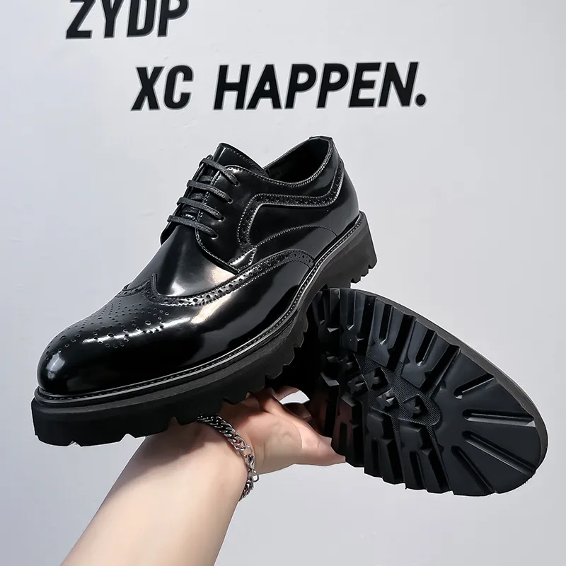 WEISHIBANGWEI Casual Shoes Men's Black-4