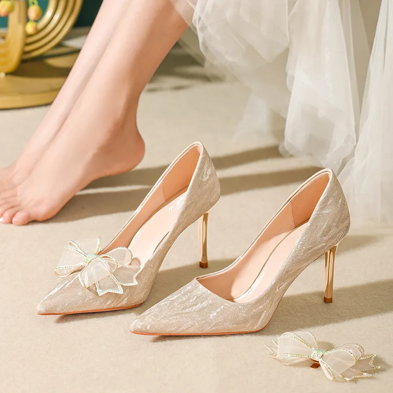 WEISHIBANGWEI Slim Heel High Heels Women's-13