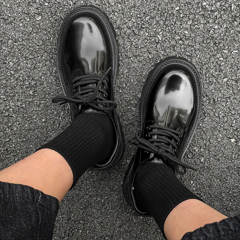 WEISHIBANGWEI Casual Shoes Men's Black-4