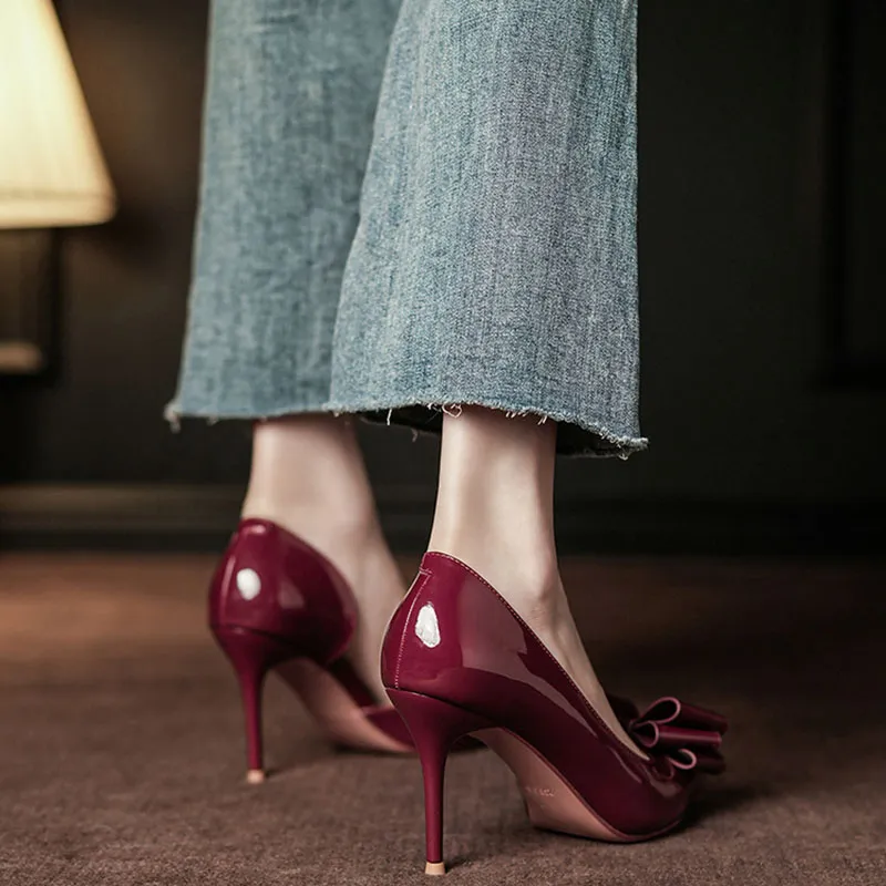 WEISHIBANGWEI Slim Heel High Heels Women's-10