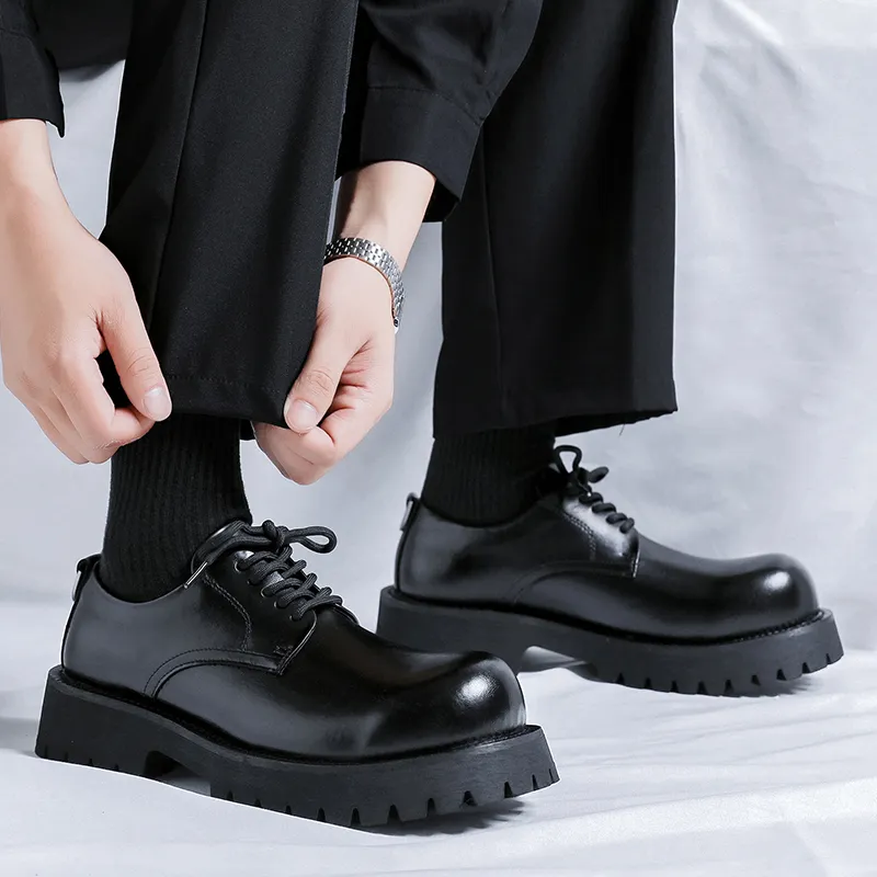 WEISHIBANGWEI Casual Shoes Men's Black-5