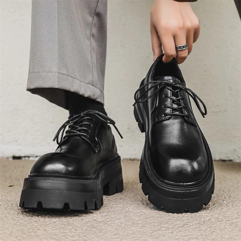 WEISHIBANGWEI Casual Shoes Men's Black-1