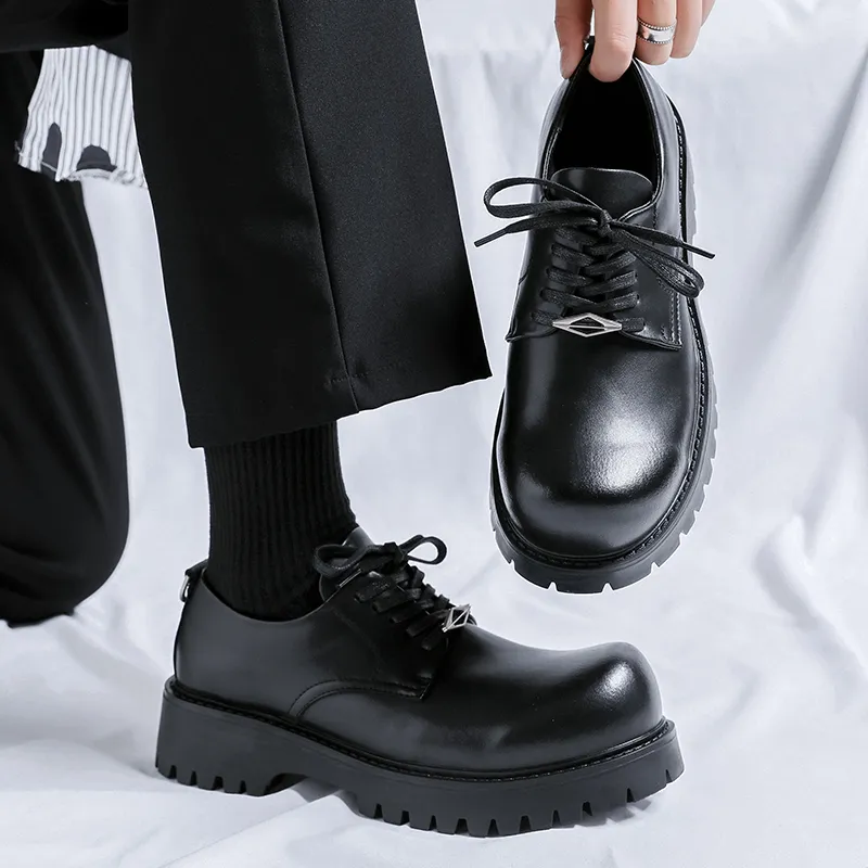 Casual Dress Shoes Suitable For Various Occasions Men's Classic Black-10