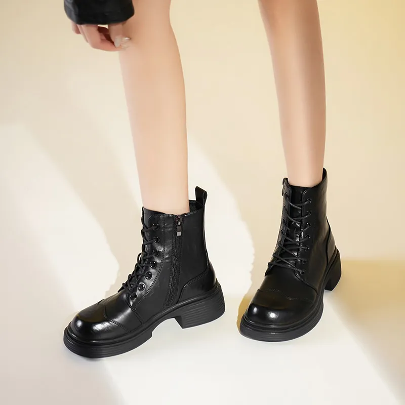 WEISHIBANGWEI Short Martin Boot Women's-12