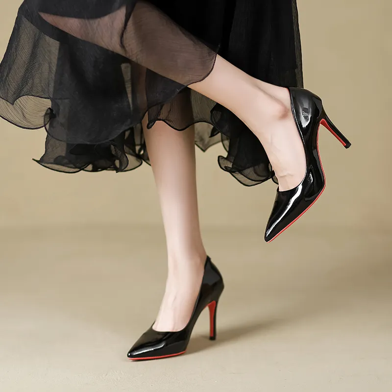 WEISHIBANGWEI Slim Heel High Heels Women's-2