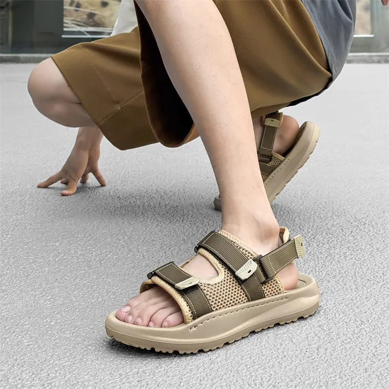 WEISHIBANGWEI Beach Sandals Men's-4