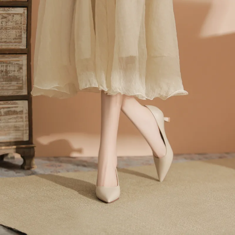 WEISHIBANGWEI Slim Heel High Heels Women's-14