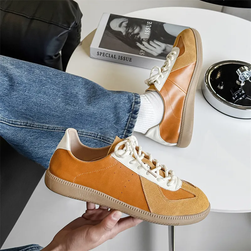 WEISHIBANGWEI Skateboard Shoes Unisex Yellow-2