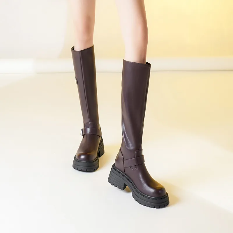 WEISHIBANGWEI Knee high Boots Women's-4
