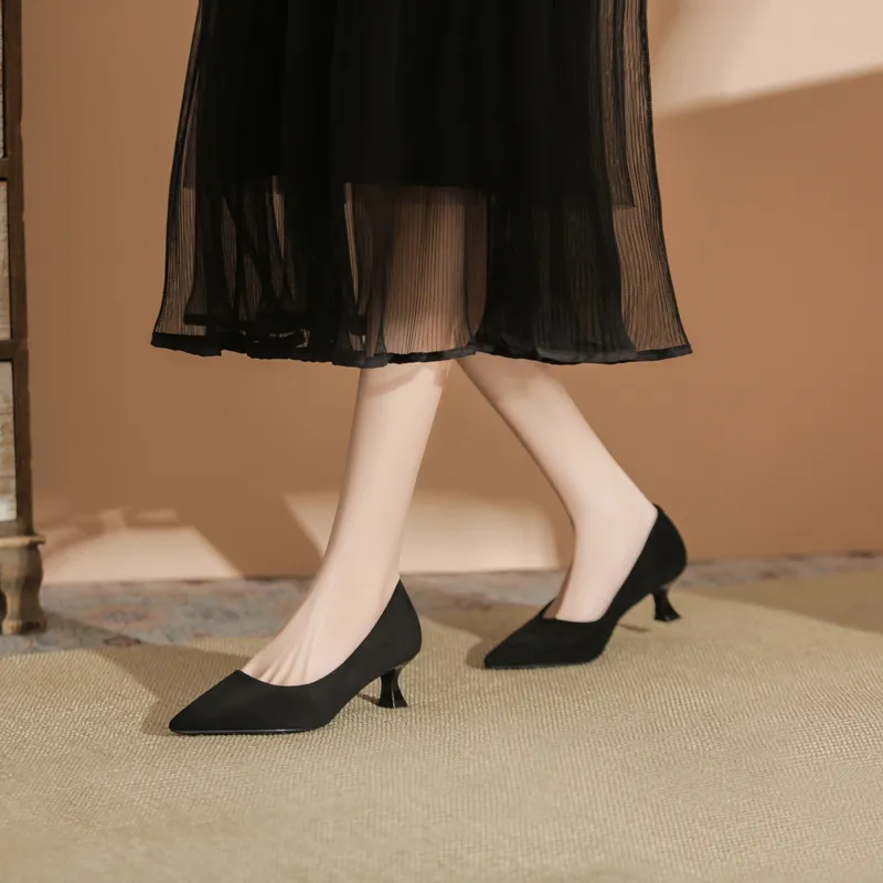 WEISHIBANGWEI Slim Heel High Heels Women's-1
