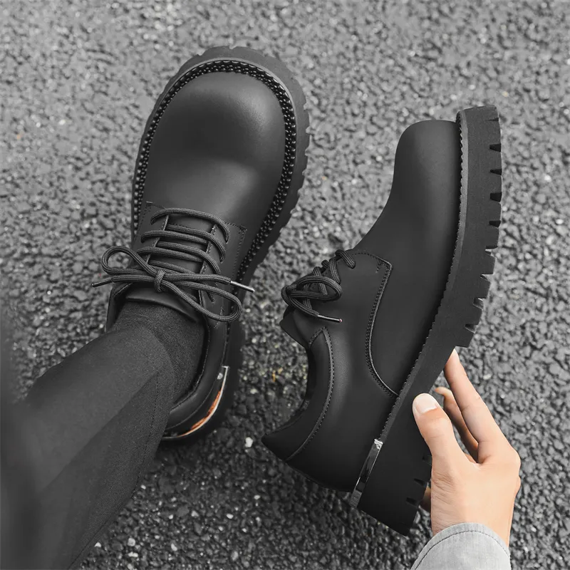 WEISHIBANGWEI Casual Shoes Men's Black-1