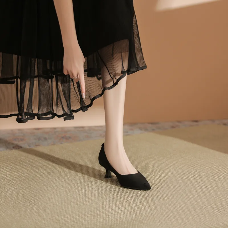 WEISHIBANGWEI Slim Heel High Heels Women's-2