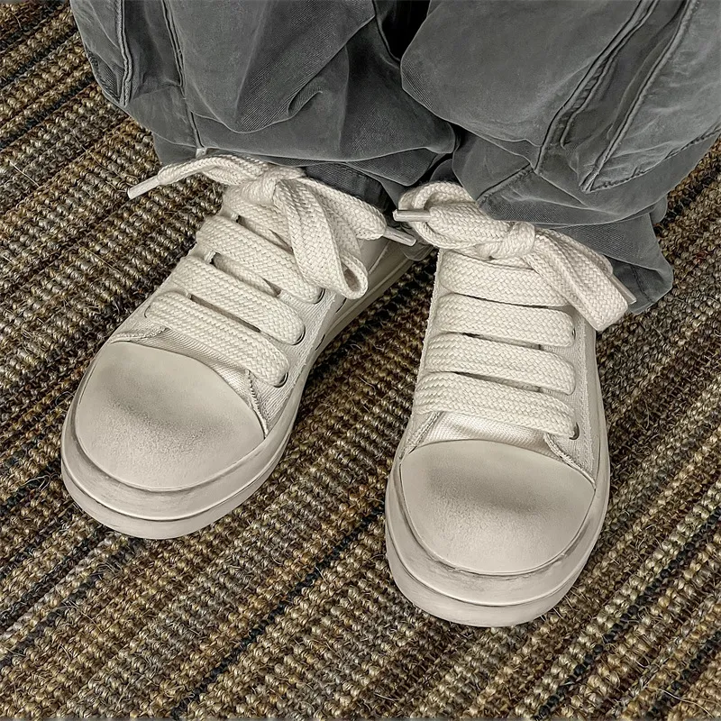 WEISHIBANGWEI Low Top Canvas Shoes Men's-3