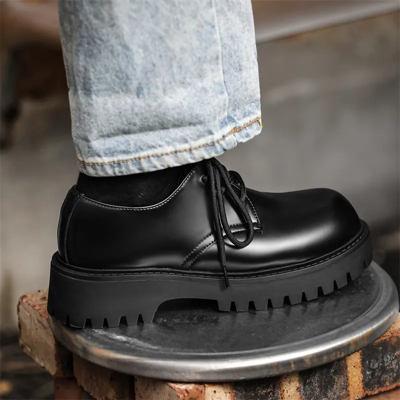 WEISHIBANGWEI Casual Shoes Men's Black-4