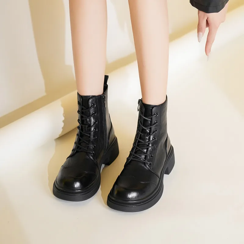 WEISHIBANGWEI Short Martin Boot Women's-10