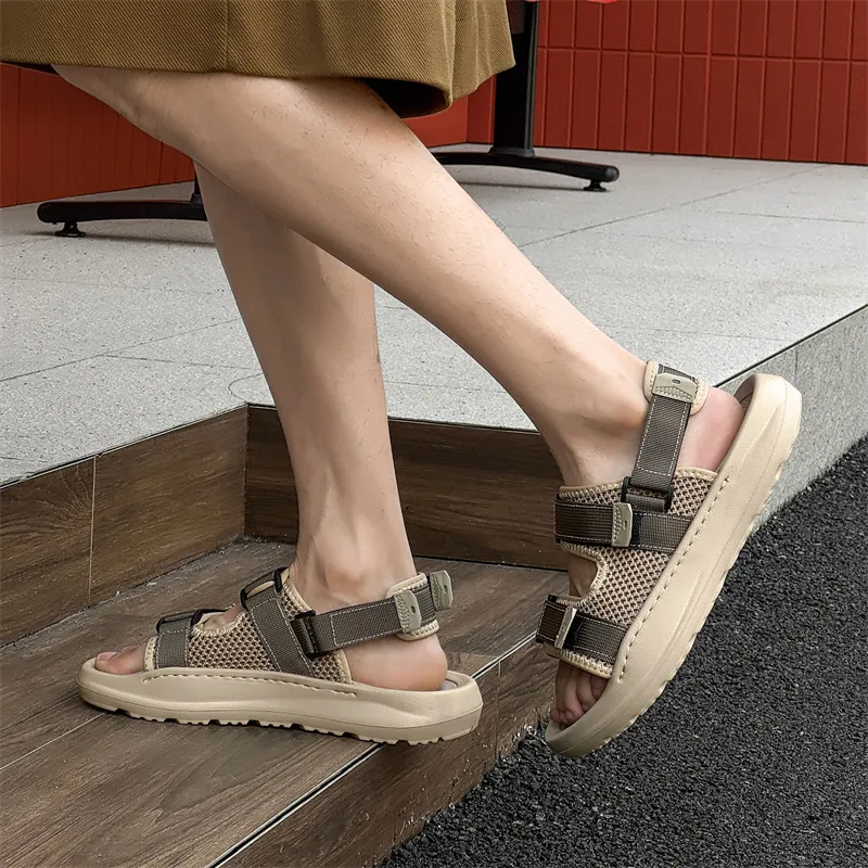 WEISHIBANGWEI Beach Sandals Men's-3