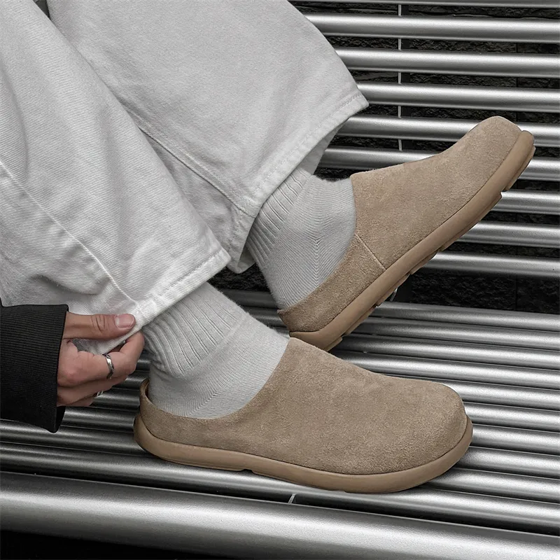 WEISHIBANGWEI Rubber Sole Slip Resistant Wrap toe Slippers Unisex-27