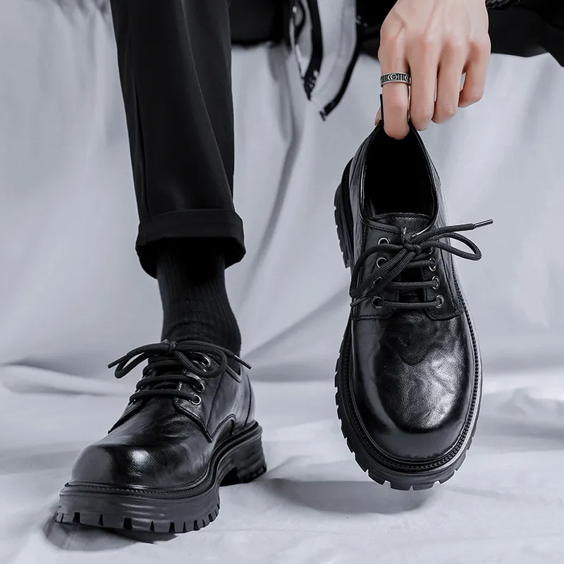 WEISHIBANGWEI Casual Shoes Men's Black-2