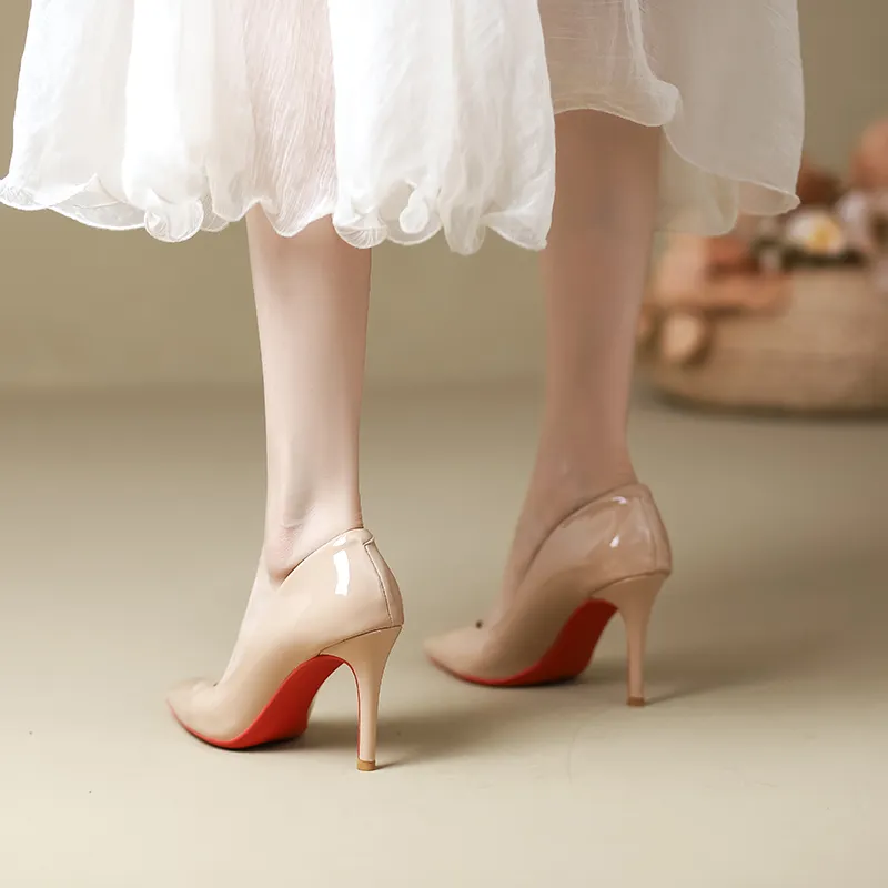 WEISHIBANGWEI Slim Heel High Heels Women's-10