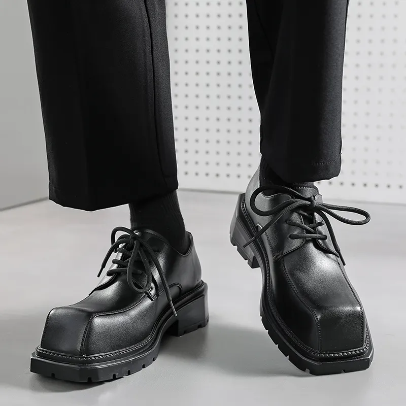 WEISHIBANGWEI Casual Shoes Men's Black-1