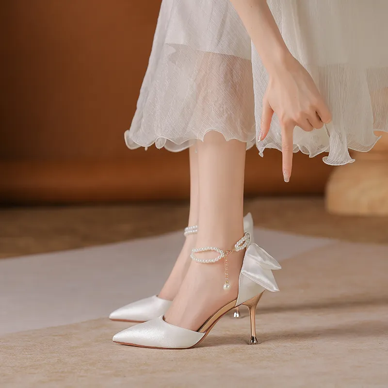 WEISHIBANGWEI Slim Heel High Heels Women's-11