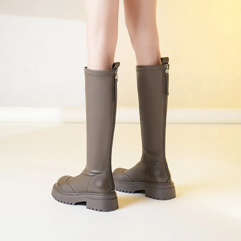 WEISHIBANGWEI Knee high Boots Women's-4