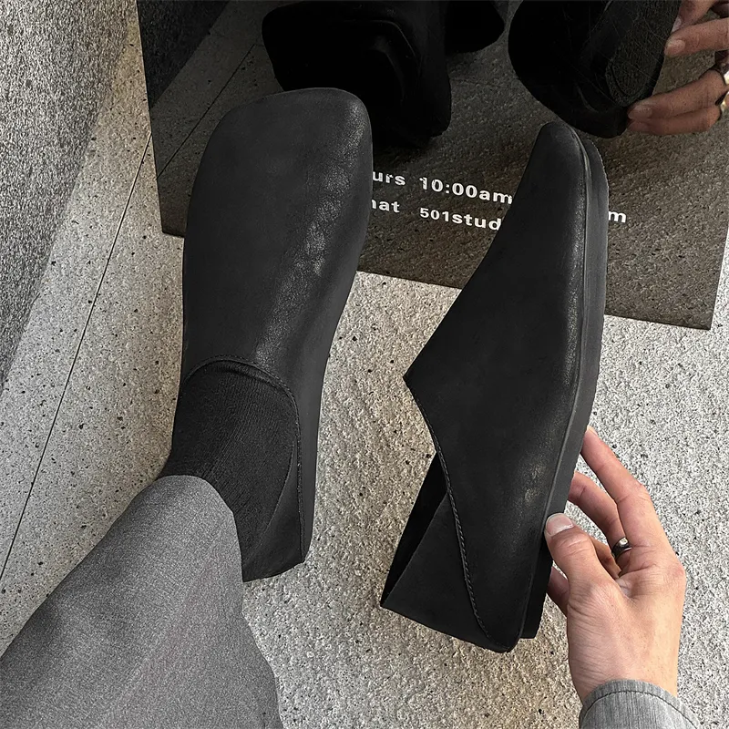 WEISHIBANGWEI Casual Shoes Unisex Black-1
