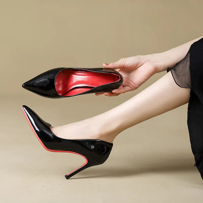 WEISHIBANGWEI Slim Heel High Heels Women's-1