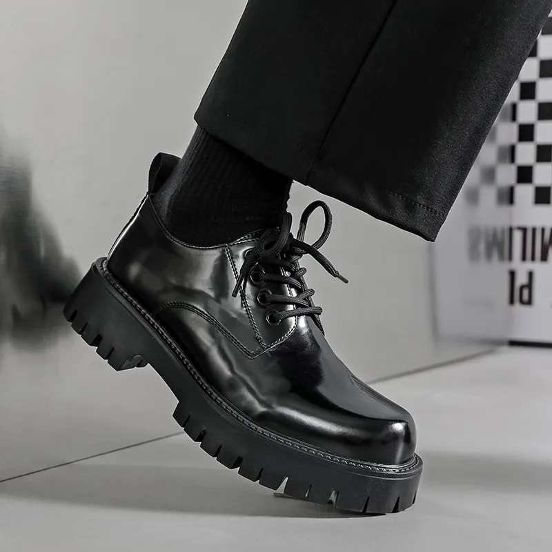 WEISHIBANGWEI Casual Shoes Men's Black-5