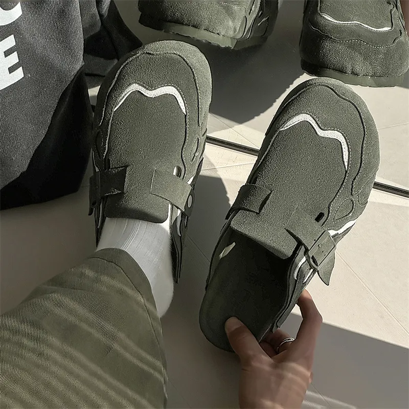 WEISHIBANGWEI Wrap toe Slippers Unisex-4