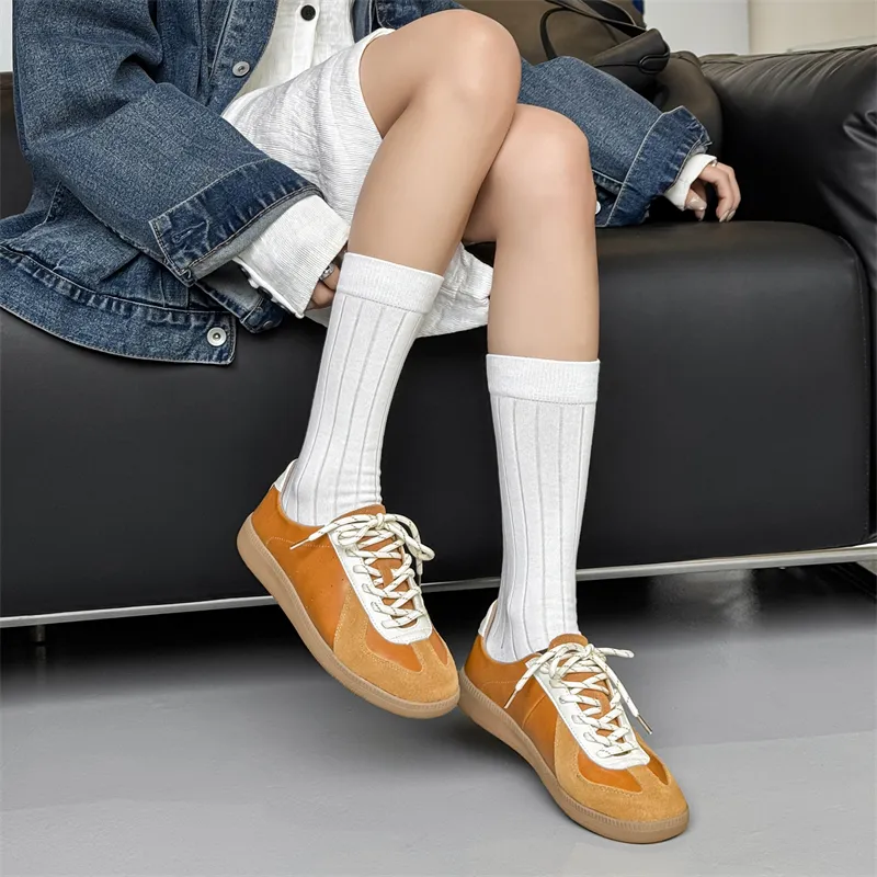WEISHIBANGWEI Skateboard Shoes Unisex Yellow-8