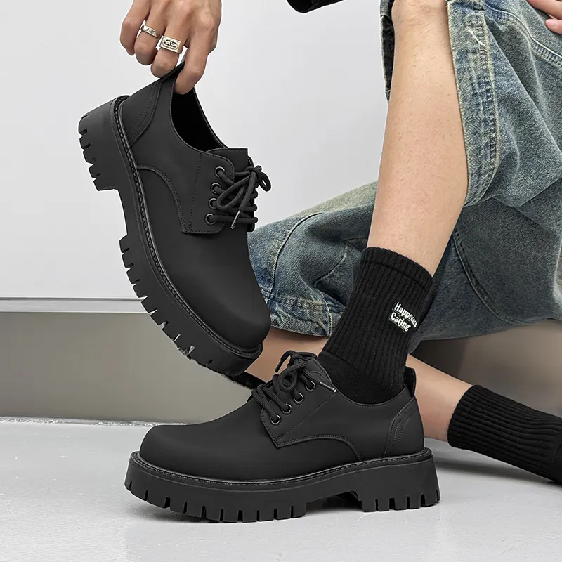 WEISHIBANGWEI Casual Shoes Men's Black-1