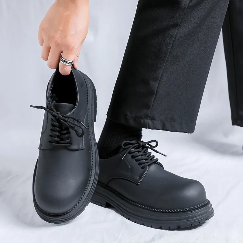 WEISHIBANGWEI Casual Shoes Men's Black-2