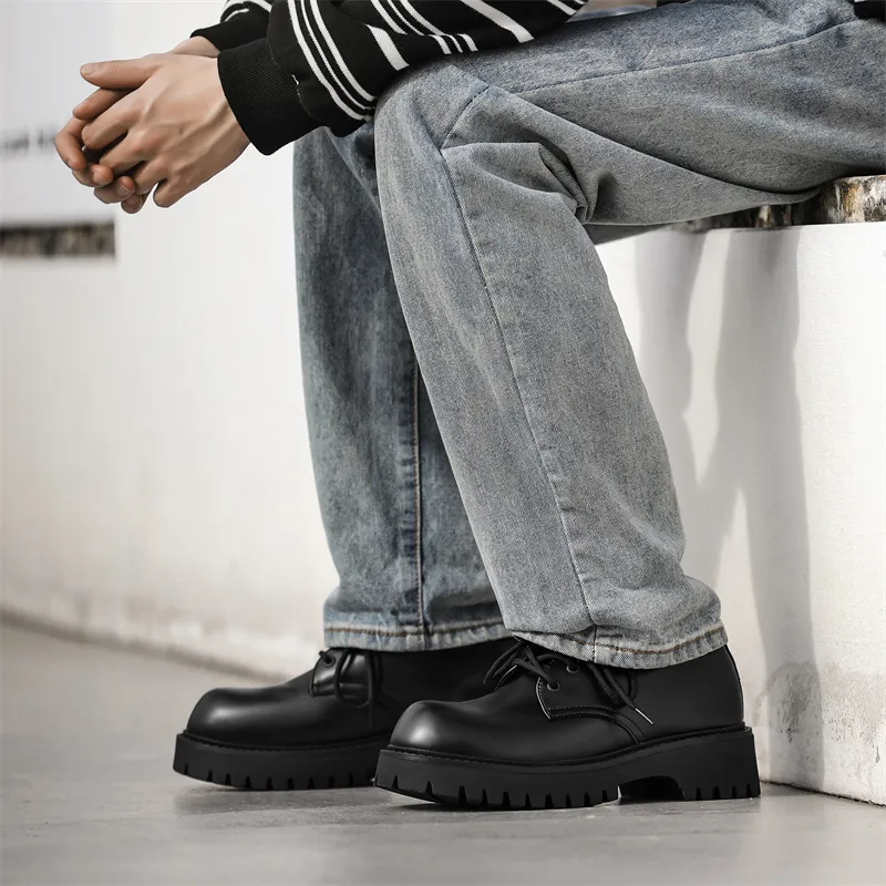 WEISHIBANGWEI Casual Shoes Men's Black-2