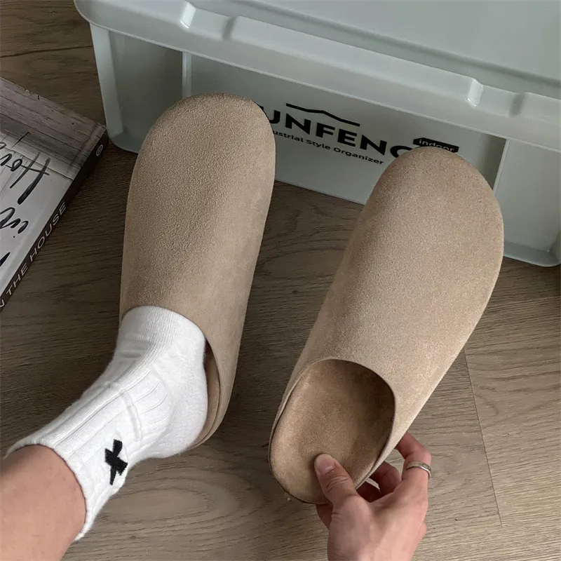 WEISHIBANGWEI Slip Resistant Wrap toe Slippers Unisex-14