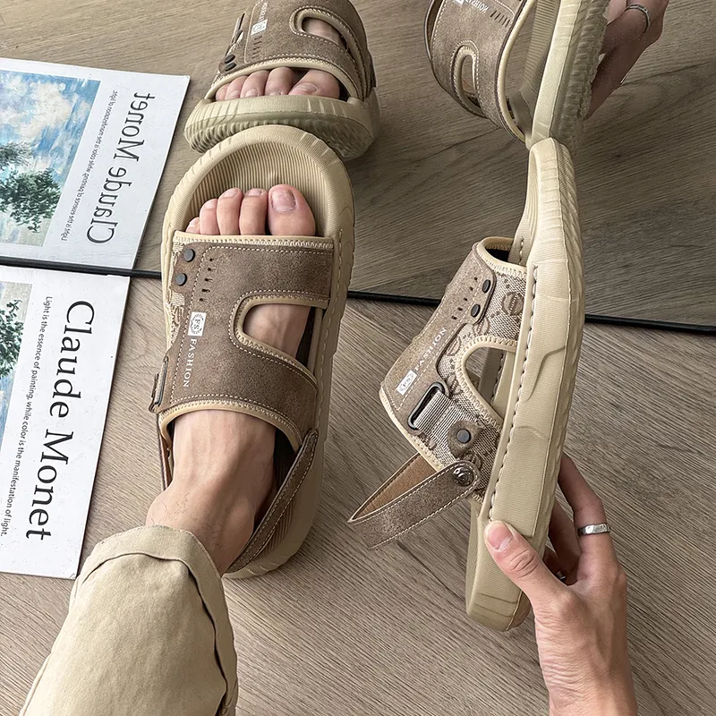WEISHIBANGWEI Beach Sandals Men's-3