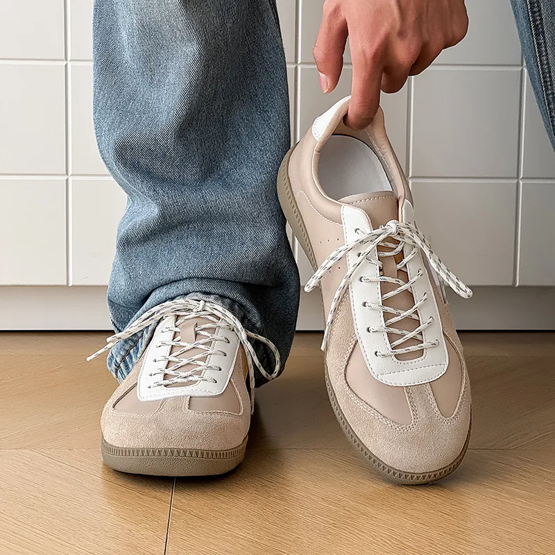 WEISHIBANGWEI Skateboard Shoes Unisex Apricot-3