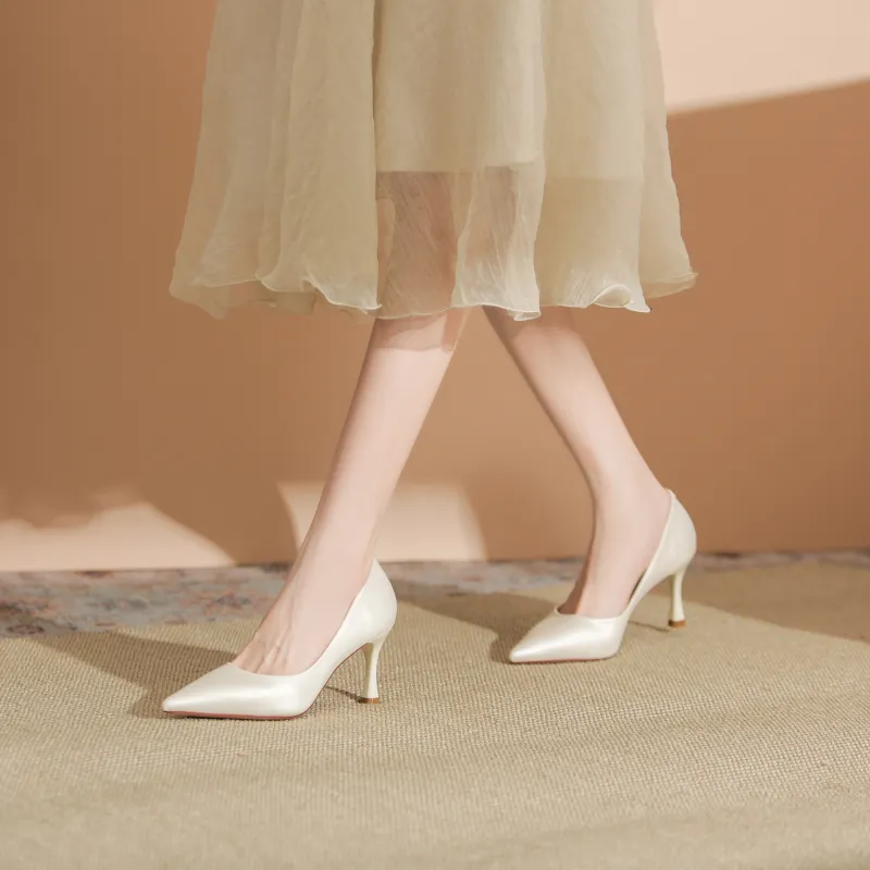 WEISHIBANGWEI Slim Heel High Heels Women's-1