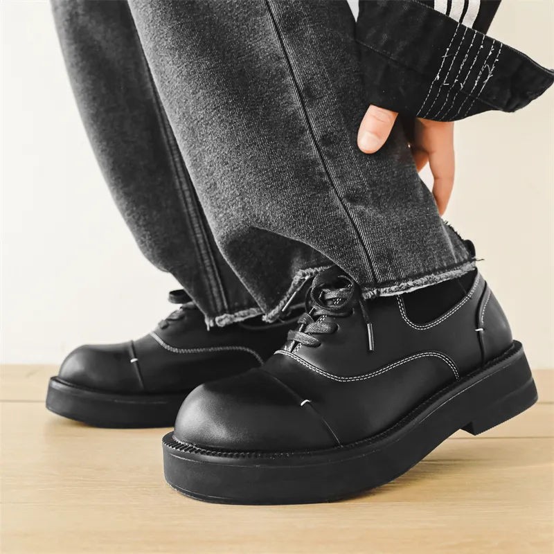 WEISHIBANGWEI Casual Shoes Men's Black-2