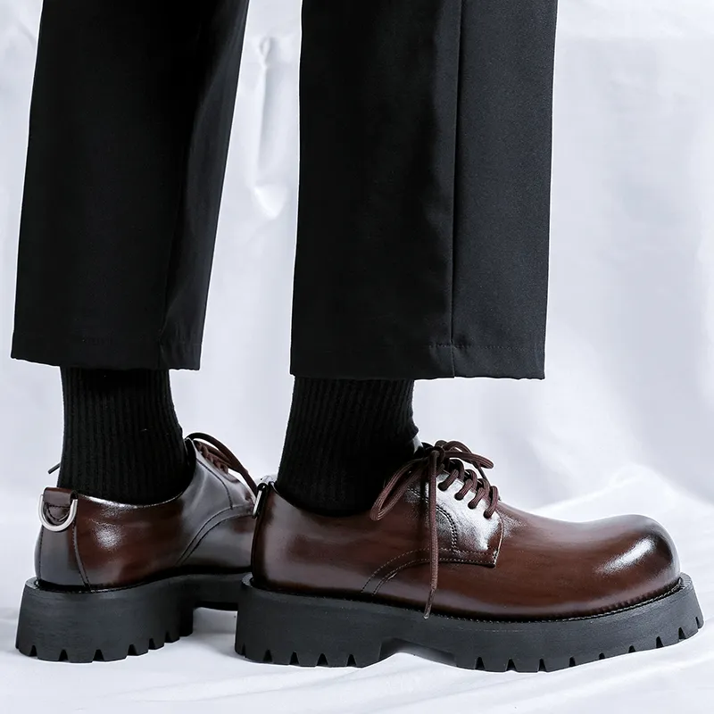 WEISHIBANGWEI Casual Shoes Men's Black-16
