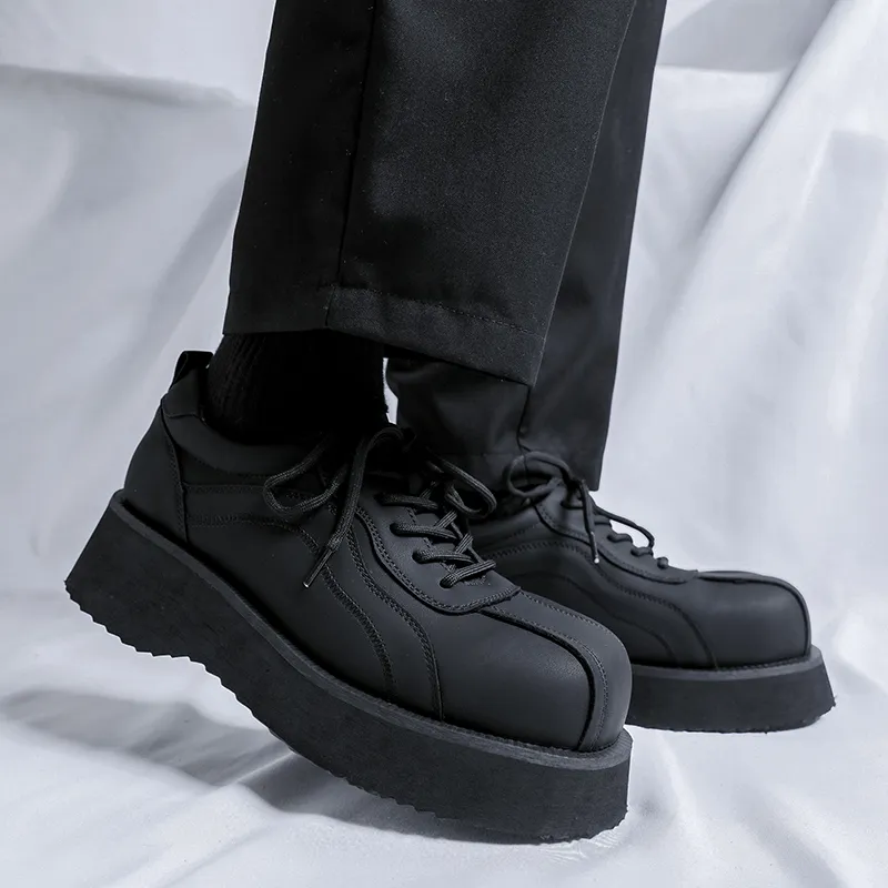 WEISHIBANGWEI Casual Shoes Men's Black-7