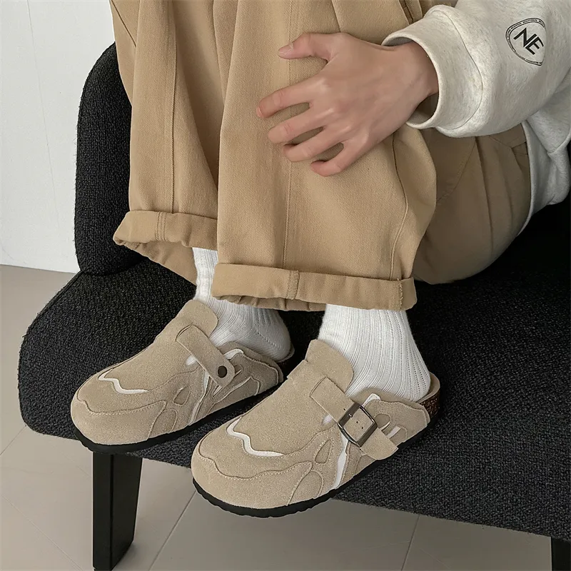 WEISHIBANGWEI Wrap toe Slippers Unisex-7