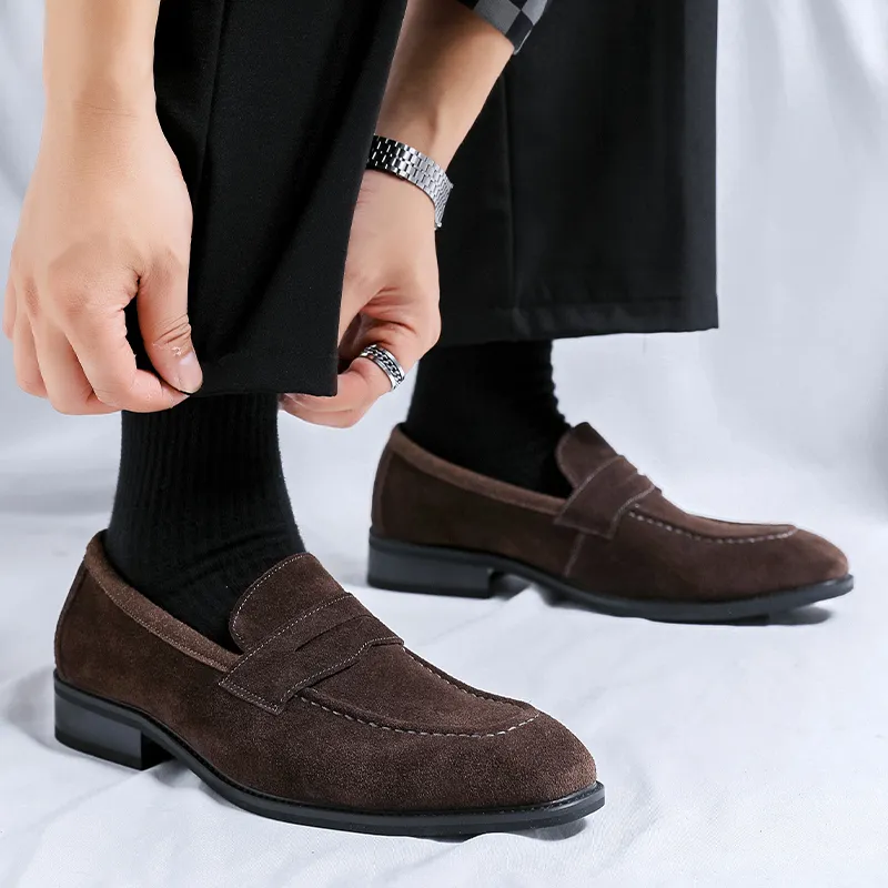 WEISHIBANGWEI Loafers Men-13