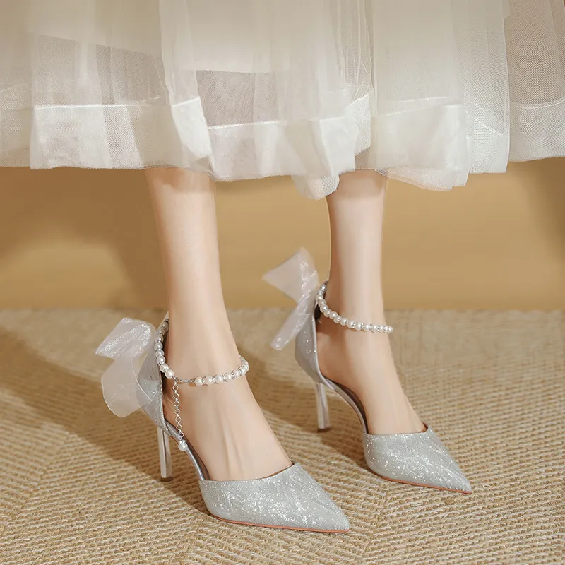 WEISHIBANGWEI Slim Heel High Heels Women's-11