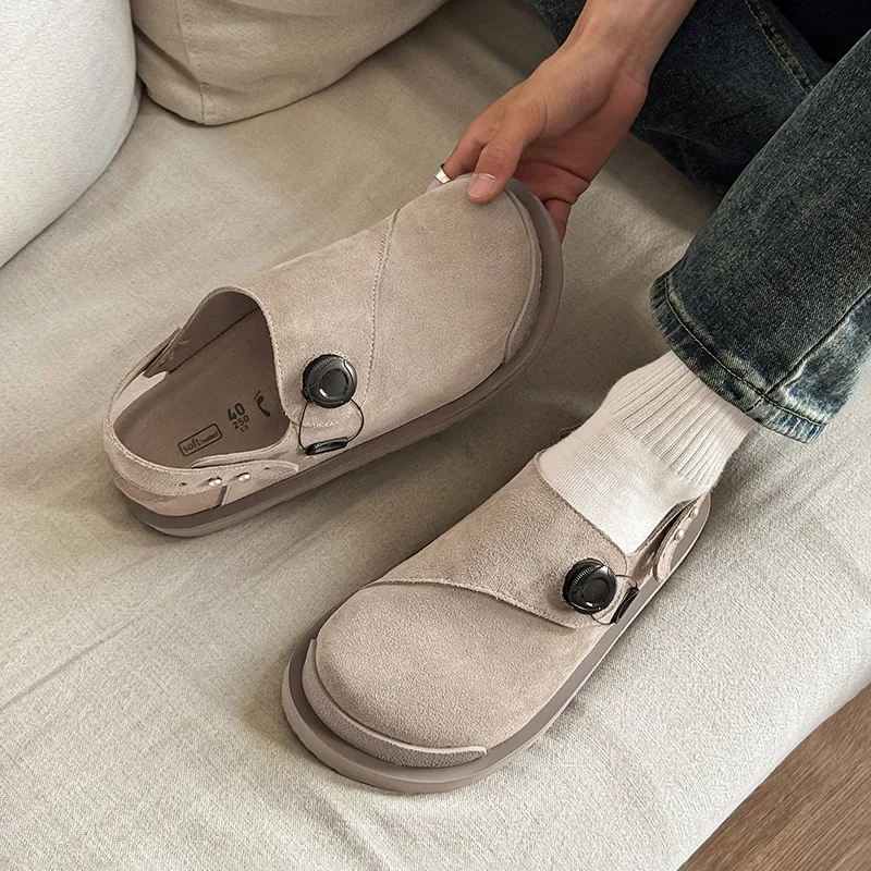 WEISHIBANGWEI Low Top Casual Shoes Unisex Milk Tea-4