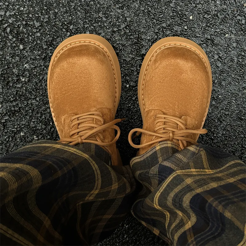 WEISHIBANGWEI Casual Shoes Men's Yellow-4